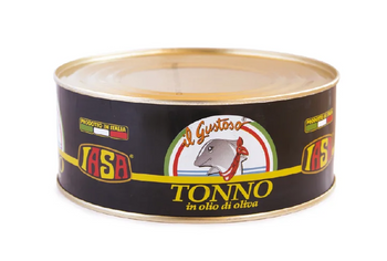 Filet z Tuńczyka Żółtopłetwego w oliwie z oliwek, opk. 1000g