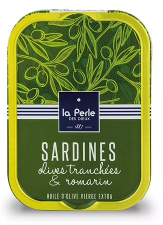 Sardynki z oliwkami i rozmarynem BOX 1 KG
