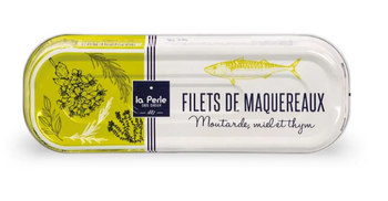 Filety z makreli z musztardą, miodem i tymiankiem