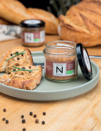 Rillettes z wędzonego jesiotra BIO