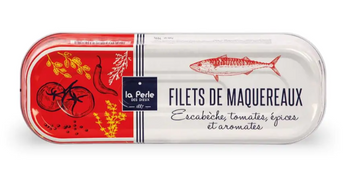 Filety z makreli z pomidorami, przyprawami i ziołami