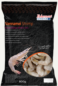 Krewetka Vannamei HLSO EP 8/12 IQF 80%, 10 x 800g BOX