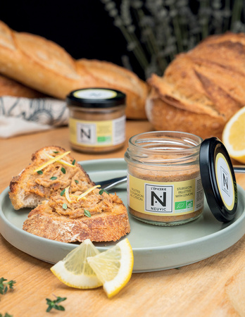 Rillettes z jesiotra z cytryną  BIO