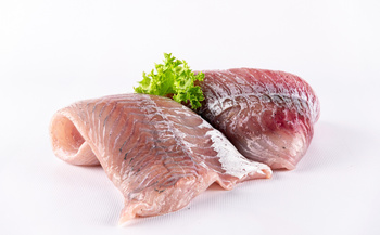 Czarny dorsz Norweski filet, bez skóry, trymowany O/H O/B, 800+g / 10kg BOX