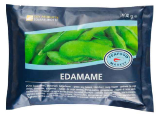 Edamame without salt 500g BOX 10KG