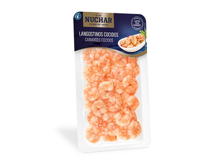 Krewetki gotowane,Karton 12 x 150g/500g
