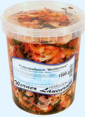 Sałatka z raka w oleju z ziołami, "Mediterrana" crayfish salad Opk. 6 x 1,5g