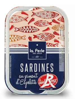Sardynki Label Rouge z pieprzem Espelette CAŁY KARTON