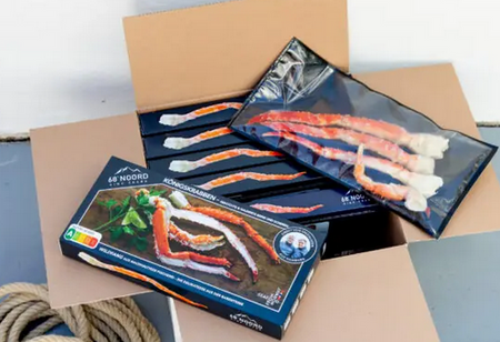 Gotowane nogi kraba M 150-200g, opk. 10kg box