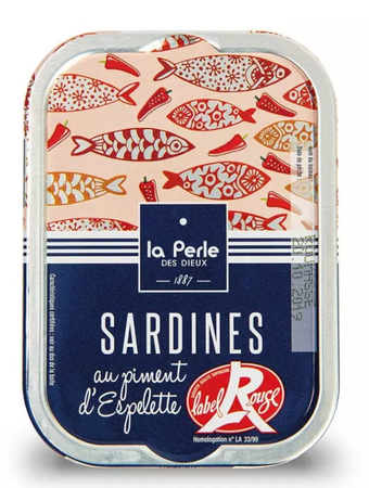 Sardynki Label Rouge z pieprzem Espelette CAŁY KARTON