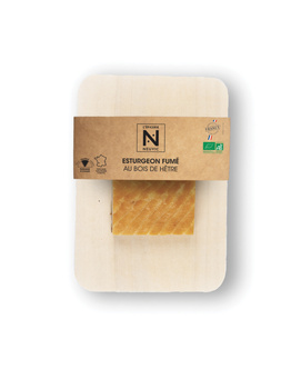 Stek z jesiotra wędzony