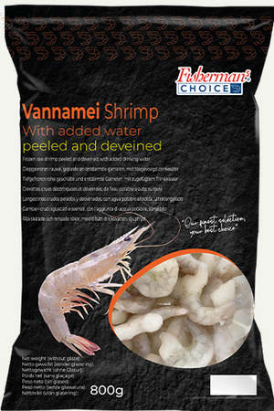Krewetka Vannamei P&D 31/40 IQF 80%, 10 x 800g BOX