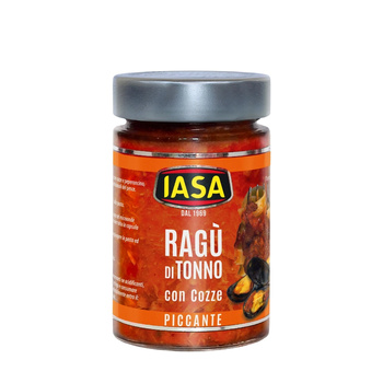 Ragu z tuńczyka i małży, słoik 200g