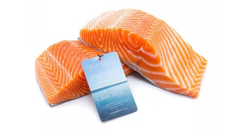 ORA KING Salmon filet ze skórą 1-1,5kg VACUM, produkt mrożony