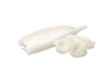 Kałamarnica Tuba 200/400 Przeplatana 25% Glazura, 5kg BOX