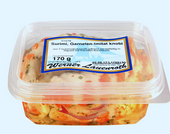 Surimi w zalewie czosnkowej, Surimi tiger prawns in garlic oil, Opk. 8 x 170g