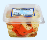 Surimi w zalewie czosnkowej, Surimi flakes in garlic oil, Opk. 4 x 340g