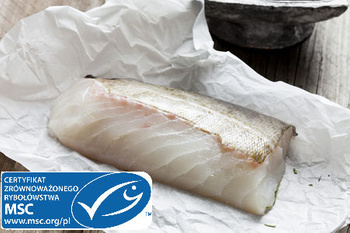 Skrei MSC Polędwica ze skórą, M/H, 1000+, 10kg / BOX