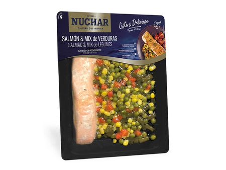 Łosoś z warzywami, Karton 8 x 250g