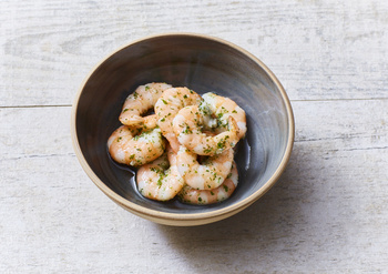 Krewetki w Oleju Czosnkowym 31/40 Shrimps in Knoblauchol 1.5/0.9kg