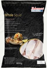 Oczyszczone małe kalmary z mackami  10/20, 10x  opk. 800g