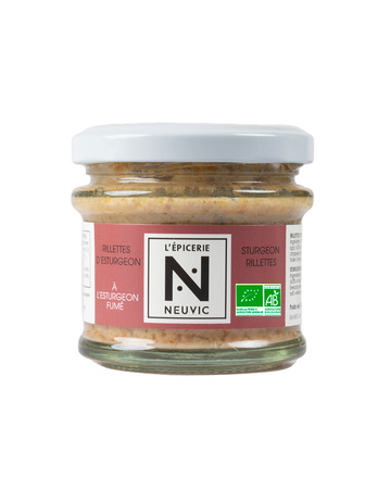 Rillettes z wędzonego jesiotra BIO