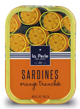 Sardynki w oleju rzepakowym z plastrami pomarańczy CAŁY KARTON