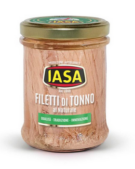 Filety z tuńczyka żółtopłetwego w zalewie naturalnej, słoik 200g CAŁY KARTON